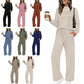 🥳2026 HOT SALE🥳💞50K+ SOLD!✨Women's Crew Neck Top & Drawstring Pants Set