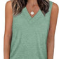 🔥Last Day Special Price £12.56!!💥-🎀Women's Sleeveless V-Neck Slimming Loose Fit Casual Tank Top