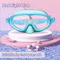 🔥EASTER GIFT – ONLY £9.99!!🏆#1 Bestselling🏊‍♀️HD children's large frame waterproof and anti-fog swimming goggles