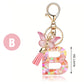 🎅Christmas Gift idea 49%OFF -🌼Initial Letter Keychains🦋