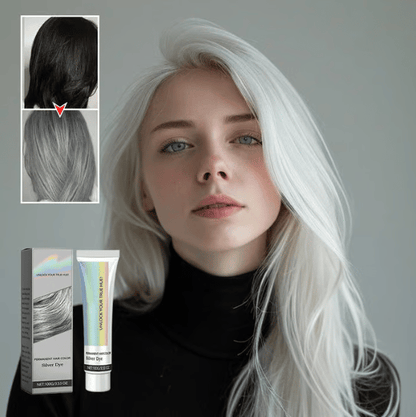 ✨Buy 1 Get 1 Free✨2-in-1 Natural Essence Extract Silver Hair Dye