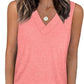 🔥Last Day Special Price £12.56!!💥-🎀Women's Sleeveless V-Neck Slimming Loose Fit Casual Tank Top