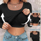 🔥NEW YEAR SALE £10.99!!⚡60K+ SOLD!💐Women's ribbed knit tank top with shelf bra