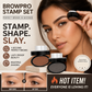 ✨Last Day Buy 1 Get 1 Free 🖌️50K+ Sold!!!🖤Eyebrow Stamp Powder Kit with Applicator Brush
