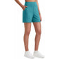 💞Summer cool-down deal: just £14.99!!💞Women's High-Waisted Athletic Bermuda Shorts with Pockets – 🏃Running, Yoga,🧘 Summer Casual Activewear