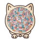 🎁Christmas Sale 49% OFF🎅135-Piece Morandi-Colored Cat Shaped Wooden Jigsaw Puzzle
