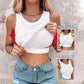 💖LAST DAY SPECIAL SALE 50% OFF🍃💖Women's Ribbed Stretchy Tank Top with Built-in Bra