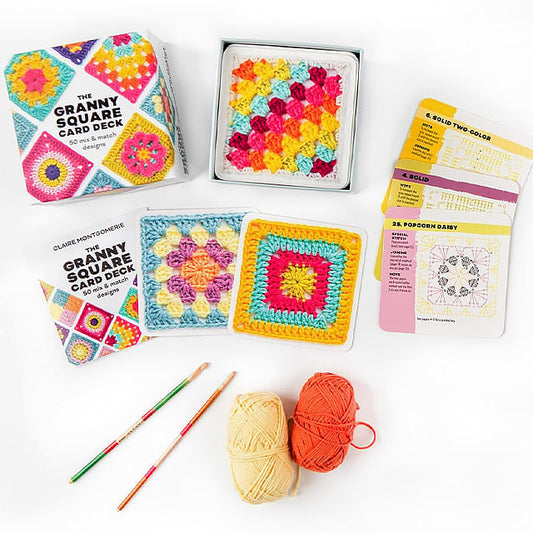 🔥Limited Edition 49%OFF -🧶【50 Mix & Match Designs】The Granny Square Card Deck