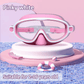🔥EASTER GIFT – ONLY £9.99!!🏆#1 Bestselling🏊‍♀️HD children's large frame waterproof and anti-fog swimming goggles