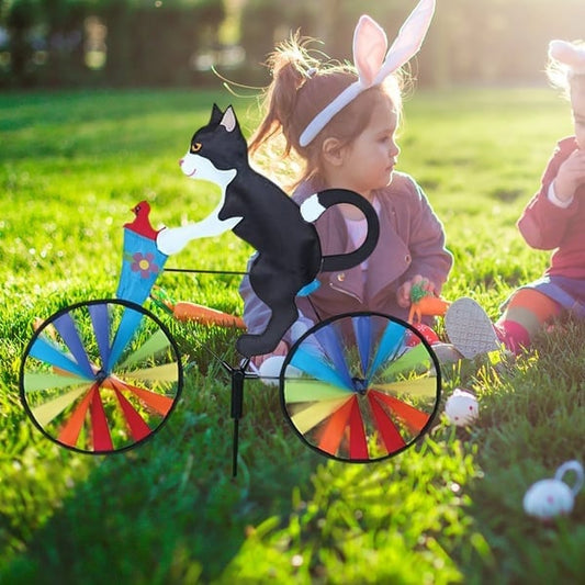 💥Buy 2 Get 1 Free💥 -😺🐶CAT BICYCLE WIND SPINNER🚲