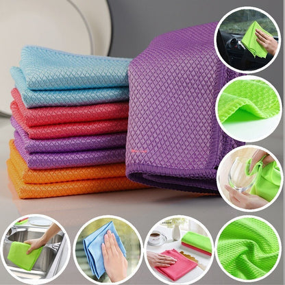 🔥LAST DAY 49% OFF🏆Streak-Free Miracle Cleaning Cloths - Reusable