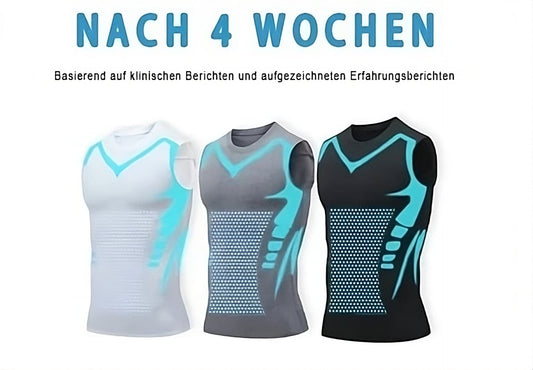 🔥LAST DAY SPECIAL PRICE: ￡9.99! 💪 Slimoly® Ionic Shaping Vest – Compression & Cooling – Body Contouring & Sleeveless – Invisible Under Clothes 🕶️