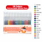 ⌛LAST DAY - ONLY ￡6.99!!✨50K+ SOLD!🎁Retractable Glitter Gel Pen Set for Journaling & Drawing