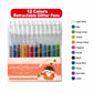 ⌛LAST DAY - ONLY ￡6.99!!✨50K+ SOLD!🎁Retractable Glitter Gel Pen Set for Journaling & Drawing