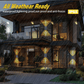 🔥Summer Promotion 49% OFF -✨☀️4 LED Solar Colorful Wall Lights Outdoor Light Waterproof