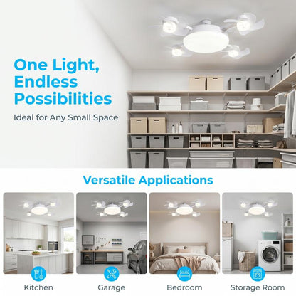 ⏳LAST DAY SALE 50% OFF!!❄Aerolux™ Ceiling Fan Light – 2-in-1 Silent LED with Remote 🌬️💡  Energy-Efficient Airflow & Dimmable Lighting for Bedrooms, Living Rooms & Conservatories 🏡✨