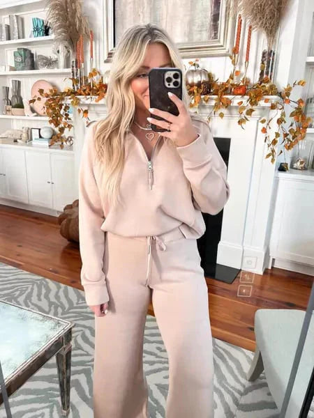 💝LAST DAY SALE 50% OFF!!⚡🎀Women's 2 Piece Casual Outfits Sweatsuit Set