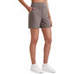 💞Summer cool-down deal: just £14.99!!💞Women's High-Waisted Athletic Bermuda Shorts with Pockets – 🏃Running, Yoga,🧘 Summer Casual Activewear