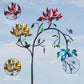 🔥Summer Promotion 49% OFF -🍃Beautiful Summer Multi Colored Flowers Wind Spinner-🏡Perfect wonderland garden decoration