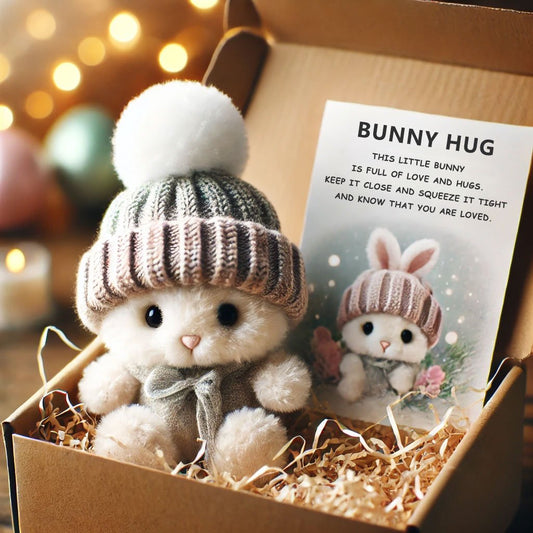 💖Easter Big Promotion 49% OFF🔥Handmade Mini Bunny Hug Cute Easter Gift🐇🎁