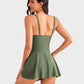 🏖️Summer Hot Sale - ONLY ￡12.99!!⚡50K+ SOLD!👙🌊Women's One Piece Tummy Control Tie Knot Swimsuit
