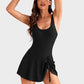 🏖️Summer Hot Sale - ONLY ￡12.99!!⚡50K+ SOLD!👙🌊Women's One Piece Tummy Control Tie Knot Swimsuit