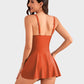 🏖️Summer Hot Sale - ONLY ￡12.99!!⚡50K+ SOLD!👙🌊Women's One Piece Tummy Control Tie Knot Swimsuit