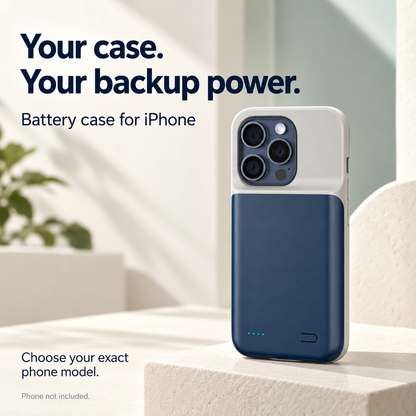 ⏰Limited Offer 50% OFF!⚡🔋Battery Case for iPhone with LED Power Indicator