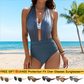 🏖️SUMMER HOT SALE £14.99 with FREE GIFT👙🎁 Women's High Waisted Bikini Set 🌺 – Tummy Control 2-Piece Swimsuit for Confident Summer Style 💕 | Modest Yet Sexy Swimwear