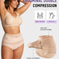 💖Last Day-Buy 1 Get 3 Packs💖Plus-Size High-Waist Cross Tummy Control Panties 🎁Free socks Today!!