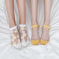 🔥Summer Promotion 49% OFF - 🌻Korean Style Daisy Flower Transparent Socks (10 Pcs)