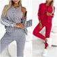 🔥Last Day Promotion 49%OFF - Women's three-piece baseball jacket and pants set