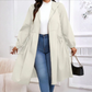 ⏰LAST DAY SALE 50% OFF✨Casual Plus Size Drawstring Zip-Up Long Sleeve Hooded Coat🍃🧥