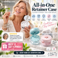 🔥Last Day Special Price £9.99!✨50K+ SOLD!🦷All-in-One Retainer Storage Case — Soaking Compartment, Built-in Mirror & Cleaning Tools