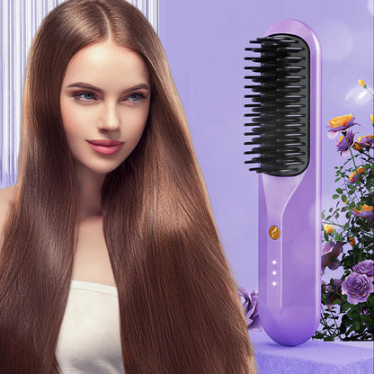 ✨Last Day Special Price £16.98!!💥Portable Hair Straightener Comb💇‍♀️