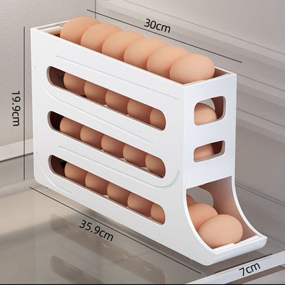 🎁🥚4-Tier Tilted Design Egg Storage Rack