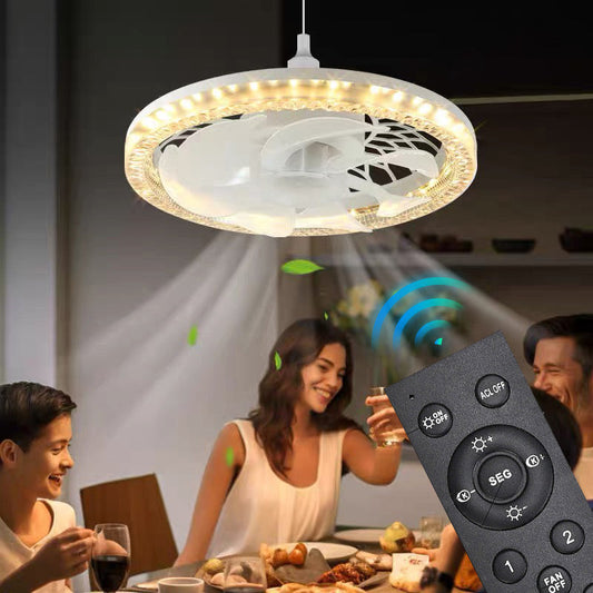 🔥Summer Promotion 49% OFF - 🍃2-in-1 Mute Adjustable Fan Light with Remote Control