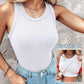 💖LAST DAY SPECIAL SALE 50% OFF🍃💖Women's Ribbed Stretchy Tank Top with Built-in Bra