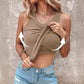 💖LAST DAY SPECIAL SALE 50% OFF🍃💖Women's Ribbed Stretchy Tank Top with Built-in Bra