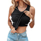 🔥NEW YEAR SALE £10.99!!⚡60K+ SOLD!💐Women's ribbed knit tank top with shelf bra