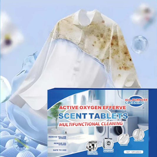 🔥Multi-functional Active Oxygen Cleaning Effervescent Tablets🔥Buy More Save More🔥