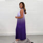🔥Last Day Special Price £15.99!!💥-💃 Gradient Pleated Halter Neck Dress