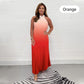 🔥Last Day Special Price £15.99!!💥-💃 Gradient Pleated Halter Neck Dress
