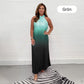 🔥Last Day Special Price £15.99!!💥-💃 Gradient Pleated Halter Neck Dress