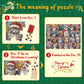 🎅Happy Christmas Cats Advent Calendar Jigsaw Puzzle 1000 Pieces🧩
