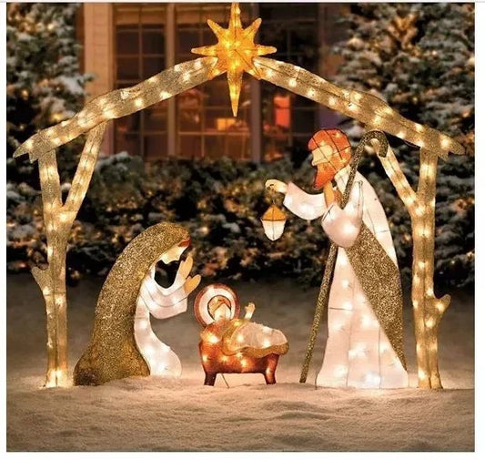 🔥Last Day Promotion 49% OFF -⛪Nativity Scene Lighted Display