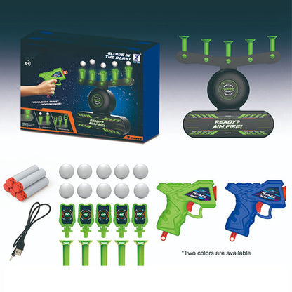 🔥Black Friday Sale 70%OFF-🎁Glow-in-the-Dark Shooting Target Practice Kids Shooting Toy Gun Set