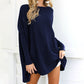 🔥Last Day 50% OFF🏆Women's Solid Color Long Sleeve Round Neck Blouse