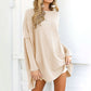 🔥Last Day 50% OFF🏆Women's Solid Color Long Sleeve Round Neck Blouse