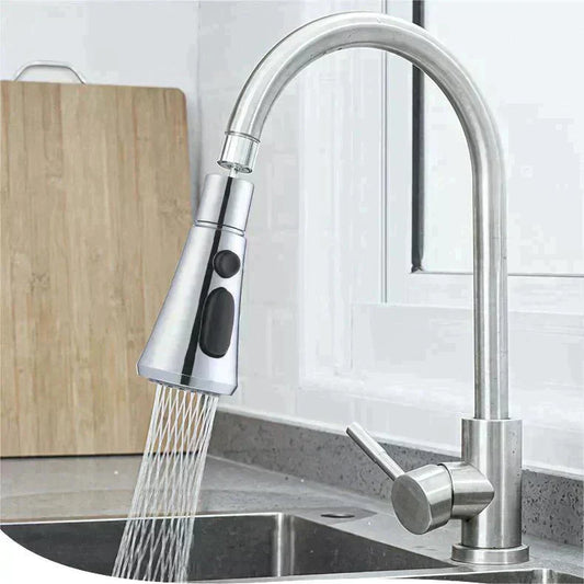 🔥Last Day Promotion ￡8.99!!⚡50K+ SOLD!💦360° Rotating High-Pressure Faucet + Adapter – Flexible, Powerful, and Water-Saving! 🚰